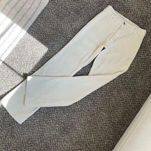 Brandy Melville J Galt Cream Corduroy Jeans Size Small